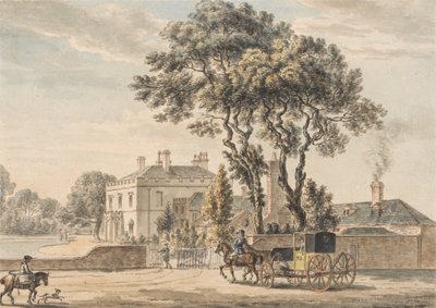 North-East View of Sir John Elvils House on Englefield Green near Egham in Surrey by Paul Sandby